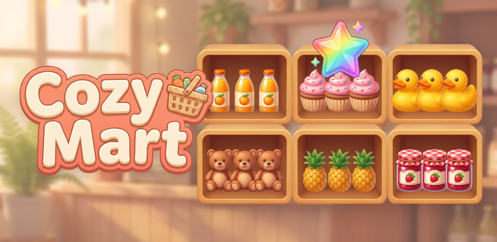 Cozy Mart shelves full of goods